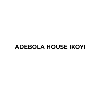 Adebola House Logo